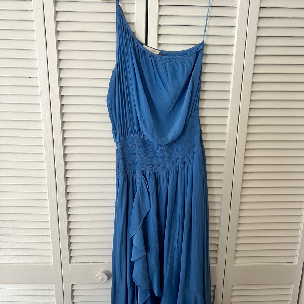 Elegant Blue Women's Dress